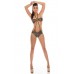 Monokini pitonato con catene dorate. Monokini pitonato con catene dorate.
