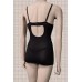 Chemise fantasia mosaico. Nero-viola Chemise fantasia mosaico. Nero-viola