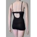 Chemise fantasia mosaico. Nero-argento Chemise fantasia mosaico. Nero-argento
