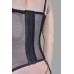 Guepiere beige-nera in tulle e pizzo + tanga. Guepiere beige-nera in tulle e pizzo + tanga.