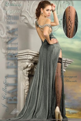 Ballerina: calze autoreggenti nere art. 211 Ballerina: calze autoreggenti nere art. 211