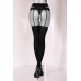 Collant aperto effetto reggicalze con dettagli a righe. Art. BS136 Collant aperto effetto reggicalze con dettagli a righe. Art. BS136