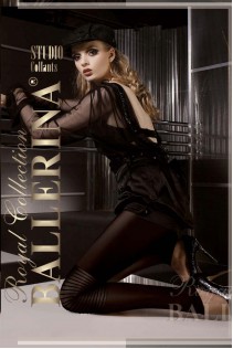 Ballerina: leggings neri in microfibra. Art. 038 Ballerina: leggings neri in microfibra. Art. 038