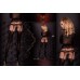 Ballerina: collant nero/beige con ricami. Art. 302 Ballerina: collant nero/beige con ricami. Art. 302