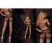 Ballerina: collant beige/nero effetto reggicalze. Art. 307 Ballerina: collant beige/nero effetto reggicalze. Art. 307