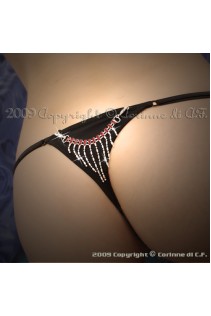 BELLYSTRING: modello PAMPILLES STRASS. BELLYSTRING: modello PAMPILLES STRASS.
