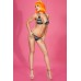 CHILIROSE: bikini pitonato con catenelle dorate. CHILIROSE: bikini pitonato con catenelle dorate.