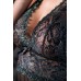 CHILIROSE: babydoll in tulle e pizzo con ricami in lurex. CHILIROSE: babydoll in tulle e pizzo con ricami in lurex.
