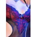 CHILIROSE: body in tulle e pizzo aperto ai lati. CHILIROSE: body in tulle e pizzo aperto ai lati.