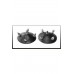 CHILIROSE - copricapezzoli neri con borchie metalliche. CHILIROSE - copricapezzoli neri con borchie metalliche.