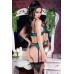 Bralette set 3 pezzi in pizzo. Nero/turchese Bralette set 3 pezzi in pizzo. Nero/turchese