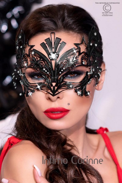 Maschera filigranata con strass. Mod. 4325 Maschera filigranata con strass. Mod. 4325