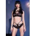 Intimo 2 pezzi in pizzo con stringhe ed anelli decorativi. Intimo 2 pezzi in pizzo con stringhe ed anelli decorativi.
