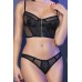Top e slip in microrete e tessuto pitonato nero. Top e slip in microrete e tessuto pitonato nero.
