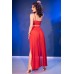 Set 3 pezzi in tulle con catene dorate removibili. Rosso Set 3 pezzi in tulle con catene dorate removibili. Rosso