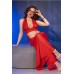 Set 3 pezzi in tulle con tanga. Rosso Set 3 pezzi in tulle con tanga. Rosso