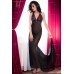 CHILIROSE: abito lungo in tulle e pizzo con ciondolo. CHILIROSE: abito lungo in tulle e pizzo con ciondolo.