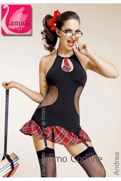 ANDREA - completo scolaretta in stile scozzese. ANDREA - completo scolaretta in stile scozzese.