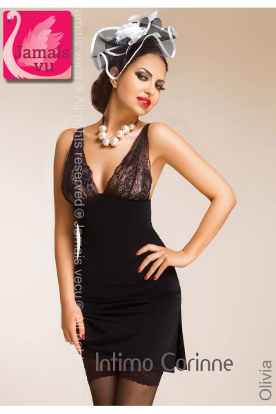 OLIVIA - chemise con coppe in pizzo. OLIVIA - chemise con coppe in pizzo.