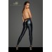 Leggings con cerniera dorata e cintura posteriore. Leggings con cerniera dorata e cintura posteriore.