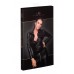 Camicia maniche lunghe in tessuto effetto bagnato e PVC. Camicia maniche lunghe in tessuto effetto bagnato e PVC.