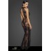Abito lungo in tulle con ricami floreali. Abito lungo in tulle con ricami floreali.