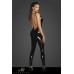 Tuta in PVC con fascia arricciata, schiena nuda e zip a 2 vie. Tuta in PVC con fascia arricciata, schiena nuda e zip a 2 vie.