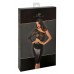Abito midi con top in pizzo asimmetrico. Abito midi con top in pizzo asimmetrico.