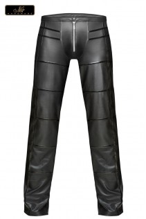 Pantaloni lunghi da uomo effetto bagnato e pvc. Pantaloni lunghi da uomo effetto bagnato e pvc.