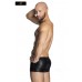Boxer neri con zip rossa. Boxer neri con zip rossa.