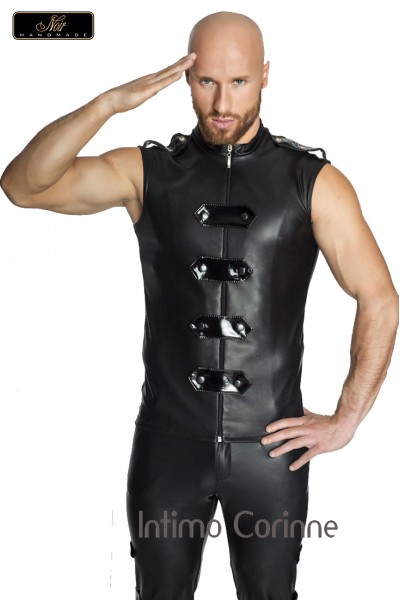 Smanicato con fibbie in pvc. Smanicato con fibbie in pvc.