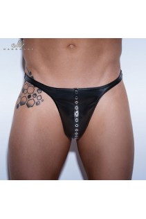 Tanga uomo con occhielli metallici. Tanga uomo con occhielli metallici.