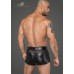 Pantaloncini da uomo in tessuto effetto bagnato e rete 3D. Pantaloncini da uomo in tessuto effetto bagnato e rete 3D.