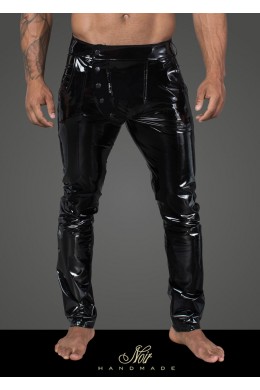 Pantaloni lunghi da uomo in PVC elasticizzato. Pantaloni lunghi da uomo in PVC elasticizzato.