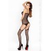 Catsuit effetto reggicalze con motivo stringato a cuore. Catsuit effetto reggicalze con motivo stringato a cuore.