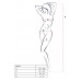 Catsuit effetto reggicalze con motivo stringato a cuore. Catsuit effetto reggicalze con motivo stringato a cuore.