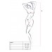 Catsuit a rete disegno guepiere con apertura anteriore. Catsuit a rete disegno guepiere con apertura anteriore.