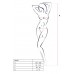 Catsuit disegno rombi aperto al cavallo. Catsuit disegno rombi aperto al cavallo.