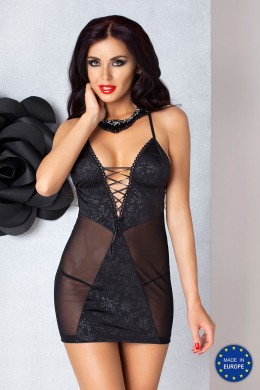 Chemise STELLA con inserti in tulle. Chemise STELLA con inserti in tulle.