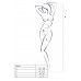 Catsuit a rete effetto body con stringature. Catsuit a rete effetto body con stringature.