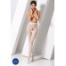 Collant ricamato con trama a zig-zag.